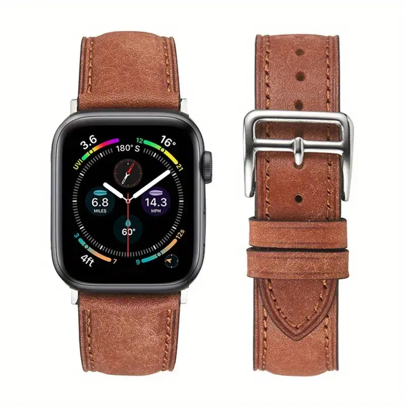 For Apple Watch Vintage Genuine Leather Bands great